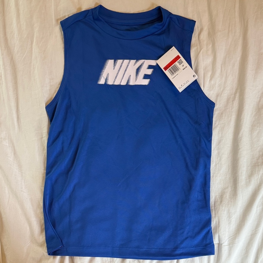 Nike Royal Blue Sleeveless Shirt